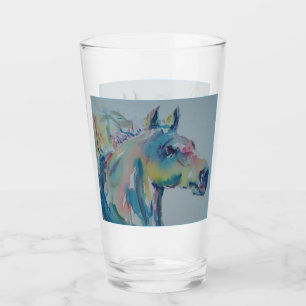 Pferd vieler Farben Glas