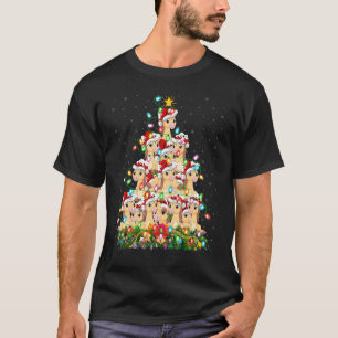 Pferd Weihnachtsbeleuchtung Weihnachtsmann Pferd W T-Shirt