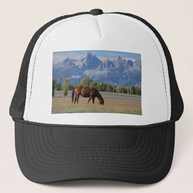Pferd, Wyoming-Ranch Truckerkappe (Vorderseite)