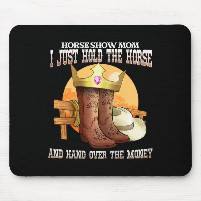 Pferd zeigen Mama, ich halte nur das Pferd und geb Mousepad (Vorne)