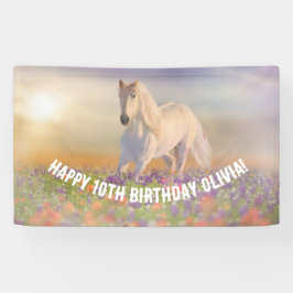 Pferd zum Geburtstag Banner