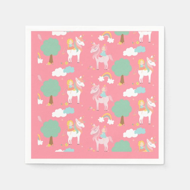 Pferdchen Serviette (Vorderseite)