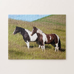 Pferde am Hang Puzzle