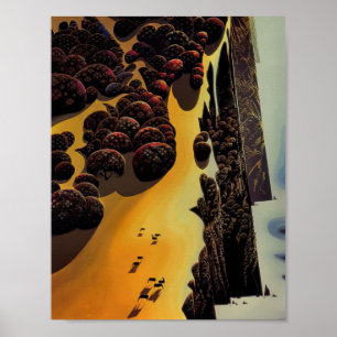 Pferde am Meer - 1981; Vereinigte Staaten  Eyvind  Poster