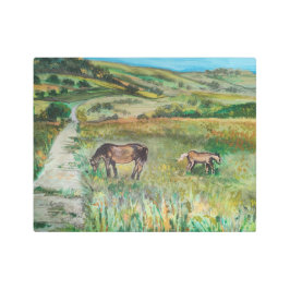 Pferde auf der Wiese