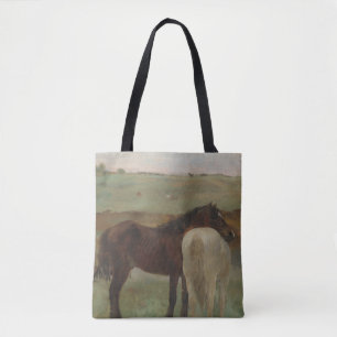Pferde auf Wiese, Ölgemälde, Edgar Degas
