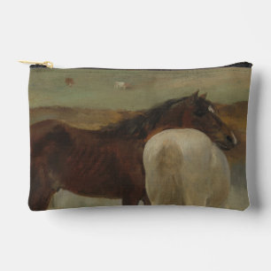 Pferde auf Wiese, Ölgemälde, Edgar Degas Zubehörtasche
