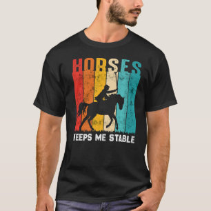 Pferde Behielt mir Pferderennfahrer T-Shirt