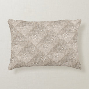 Pferde Bits Muster Äquestrian Stall Dekoration Nue Dekokissen