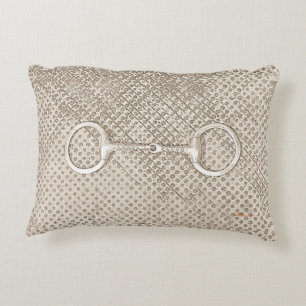 Pferde Bits Reitstrian Barn Foto Kunst Spaß Dekokissen