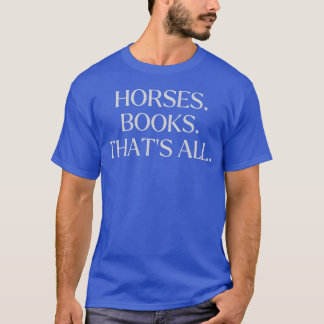 Pferde Buchshats T-Shirt