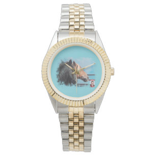 Pferde/Cabalos/Horses Armbanduhr