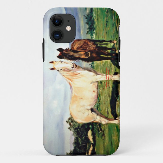 Pferde/Cabalos/Horses Case-Mate iPhone Hülle (Rückseite)