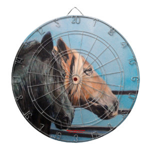 Pferde/Cabalos/Horses Dartscheibe
