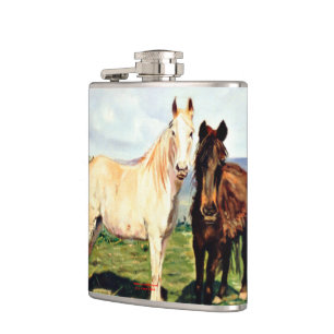 Pferde/Cabalos/Horses Flachmann