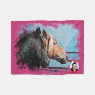 Pferde/Cabalos/Horses Fleecedecke