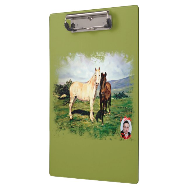 Pferde/Cabalos/Horses Klemmbrett (Links)