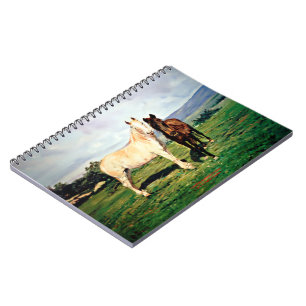 Pferde/Cabalos/Horses Notizblock