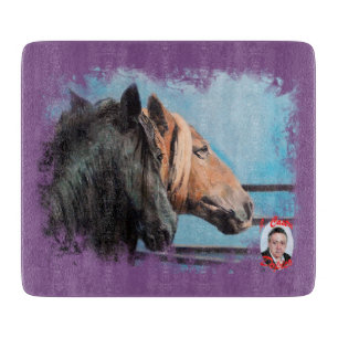 Pferde/Cabalos/Horses Schneidebrett