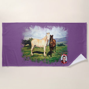 Pferde/Cabalos/Horses Strandtuch