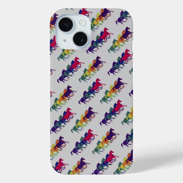 Pferde Case-Mate iPhone Hülle (Rückseite)