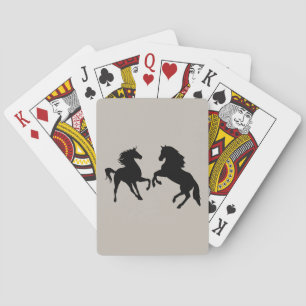 Pferde Couple Playing Cards Familie - Ihre Farben Spielkarten