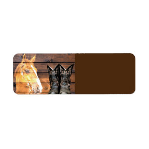 Pferde Cowboy Boots Rustic Barn Board