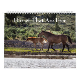 Pferde, die frei sind kalender