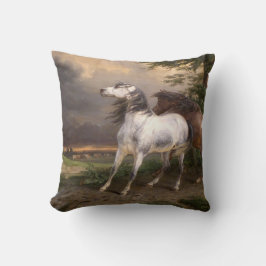 Pferde, die vom Sturm gefürchtet werden (Carle Ver Kissen