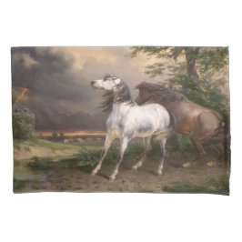 Pferde, die vom Sturm gefürchtet werden (Carle Ver Kissenbezug