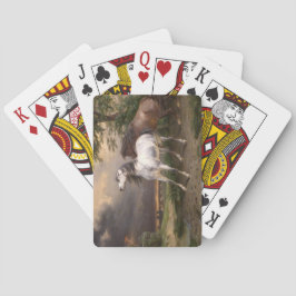 Pferde, die vom Sturm gefürchtet werden (Carle Ver Spielkarten