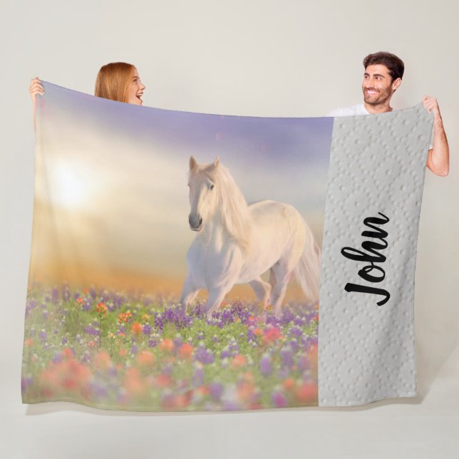 Pferde Fleece Blanket (Beispiel)