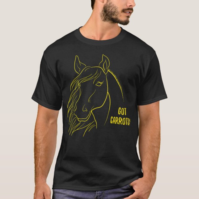 Pferde Funny Gift Riding Geschenk cooles Reiten T-Shirt (Vorderseite)
