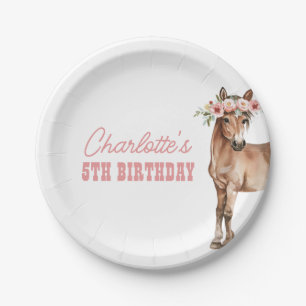 Pferde-Geburtstags-Pony-Party Pappteller