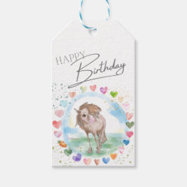 Pferde Geschenkanhänger für Pferdemädchen