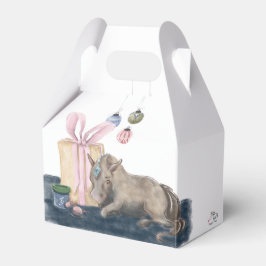 Pferde- Geschenkbox- Weihnachtsmotiv mit Pferd Geschenkschachtel