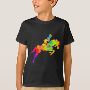 Pferde Girls Rider Reiten T-Shirt