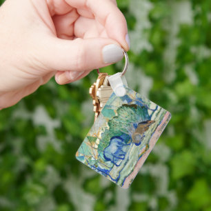 Pferde grasen von Franz Marc, Vintage Fine Art Schlüsselanhänger