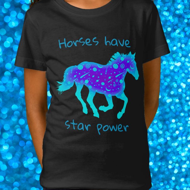 Pferde haben einen Star-Power T-Shirt (Von Creator hochgeladen)