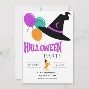 Pferde-Halloween-Party-Einladung Einladung