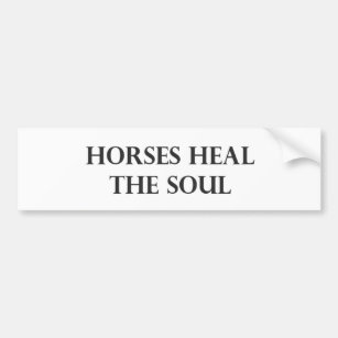 Pferde heilen das Soul Autoaufkleber