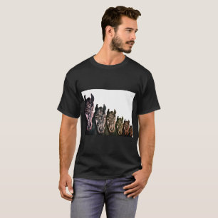Pferde Herren Dunkler T - Shirt, schwarz T-Shirt