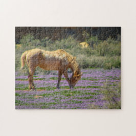 Pferde im Frühling Puzzle