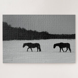 Pferde im Schnee 20x30 1014pc jpcna Puzzle