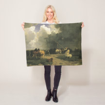 Pferde in einem Regensturm (Pferde)