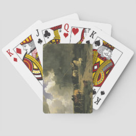 Pferde in einem Regensturm (Pferde) Spielkarten