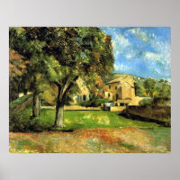 Pferde-Kastanien-Bäume - Paul Cezanne - c1890