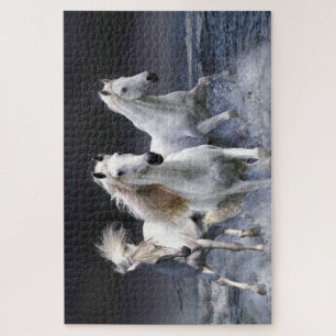 Pferde laufen Kissen Puzzle