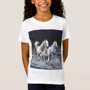 Pferde laufen Kissen T-Shirt