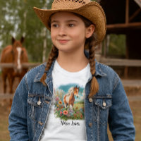 Pferde Lover Pinto Foal Girls